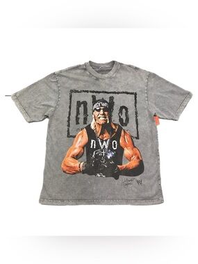 NWO Hulk hogan  gray Graphic t-shirt